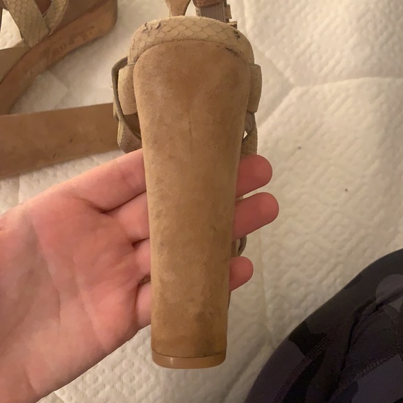 Joie Suede Platform Heels - Picture 5 of 5